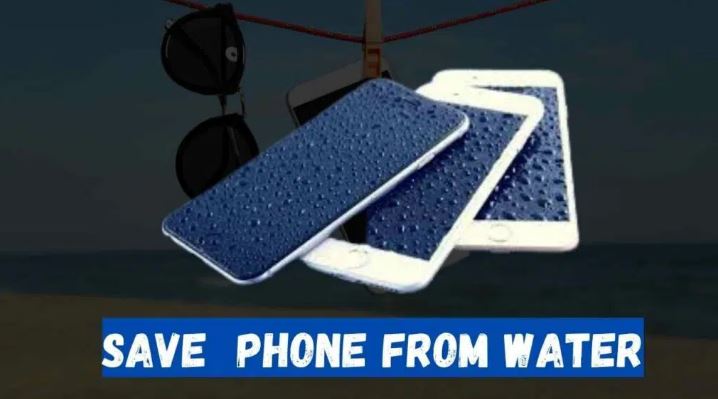 Save phone from water